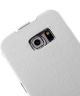 Litchi Vertical Flip Case Samsung Galaxy S6 Edge Wit