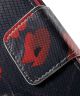 Huawei Ascend Y550 Rode Bloem Wallet Hoesje