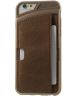 Apple iPhone 6S Leather Skin Wallet Case Bruin
