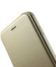 Apple iPhone 6S Luxe PU Leren Wallet Stand Case Goud