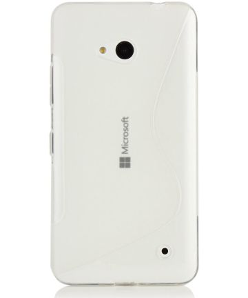 Microsoft Lumia 640 TPU Case S-Shape Transparant Hoesjes