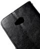 Microsoft Lumia 640 Crazy Horse Wallet Case Zwart