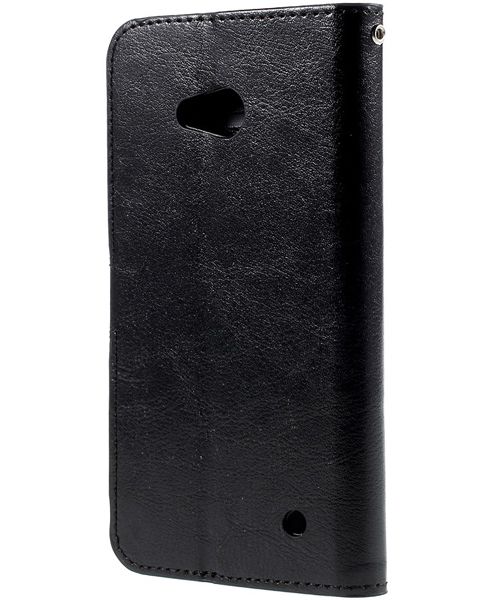Microsoft Lumia 640 Crazy Horse Wallet Case Zwart afbeelding 4