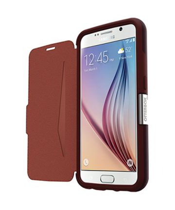 Otterbox Strada Folio Case Samsung Galaxy S6 Rood Hoesjes