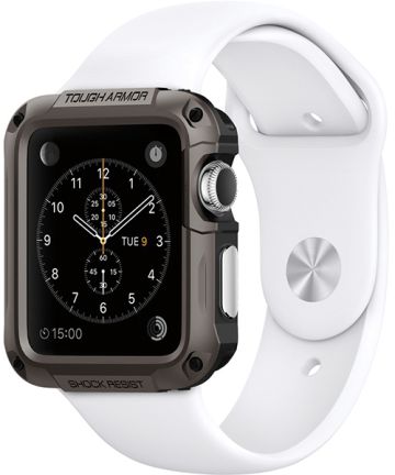 Spigen Tough Armor Apple Watch 42MM Hoesje Full Protect Grijs Cases