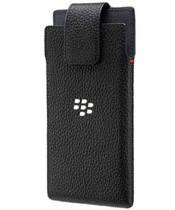 BlackBerry Leap Lederen Pouch met riemclip Hoesjes