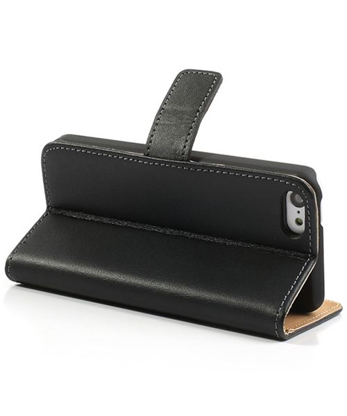 Apple iPhone 5C Wallet Stand Case Zwart afbeelding 5