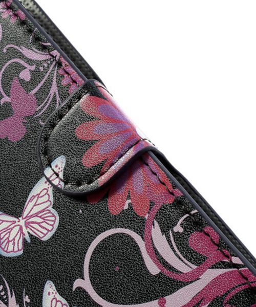 Apple iPhone 5C Wallet Hoesje Vlinder en Bloem afbeelding 8