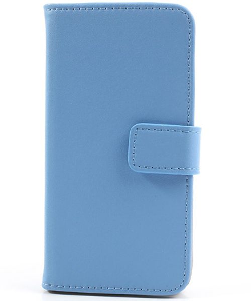 Apple iPhone 5C Wallet Stand Case Blauw afbeelding 4