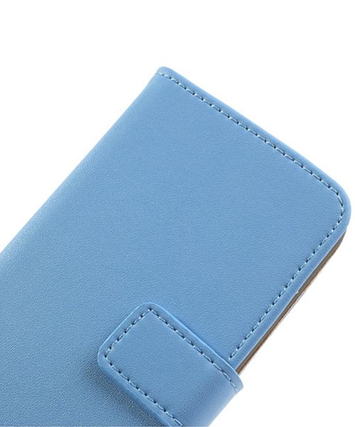 Apple iPhone 5C Wallet Stand Case Blauw afbeelding 6