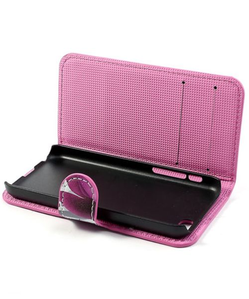 Apple iPhone 5C Wallet Hoesje Lotus Bloem afbeelding 6