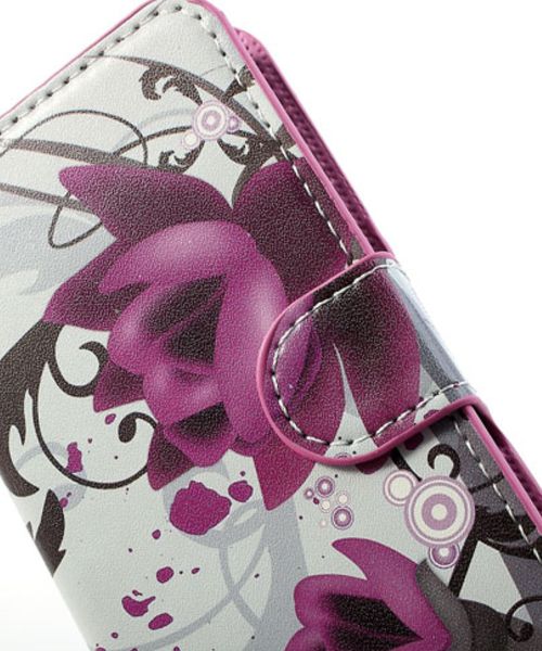 Apple iPhone 5C Wallet Hoesje Lotus Bloem afbeelding 8
