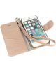 ByBi Dazzling New York Wallet Case Apple iPhone 5 / 5s Roze Metallic