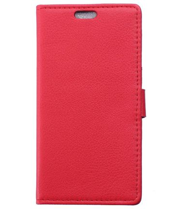 LG Magna/G4c Lederen Wallet Flip Case Stand Rood Hoesjes