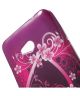 Microsoft Lumia 640 TPU Hoesje Purple Flowers