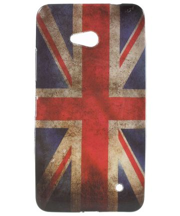 Microsoft Lumia 640 TPU Hoesje UK Flag Hoesjes