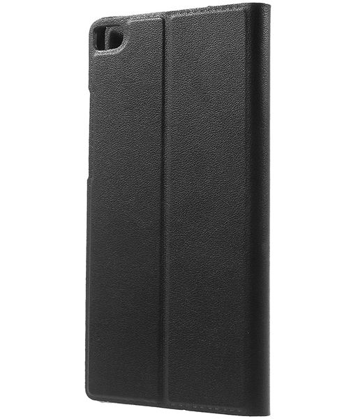 Huawei Ascend P8 View Window Flip Case Zwart afbeelding 3