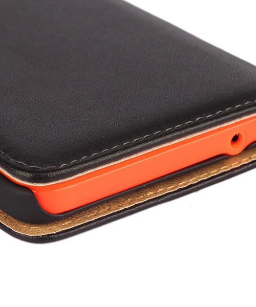 Microsoft Lumia 640 Split Leather Wallet Case Zwart afbeelding 8