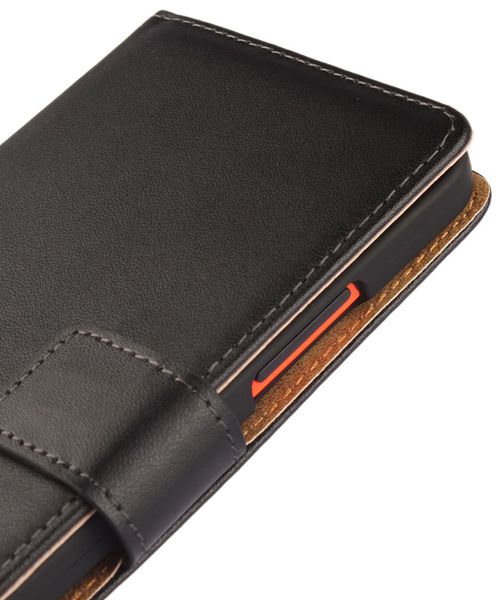 Microsoft Lumia 640 Split Leather Wallet Case Zwart afbeelding 9