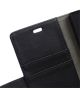 Huawei Ascend P8 Lite Litchi Leather Wallet Case Zwart