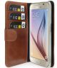Valenta Classic Luxe Samsung Galaxy S6 Hoesje Leer Bookcase Bruin