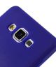Samsung Galaxy A7 Siliconen Hoesje Donker Blauw