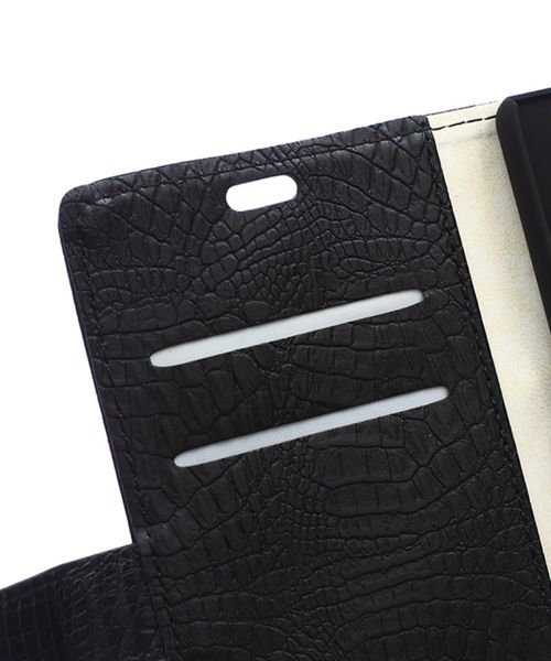 Huawei Ascend P8 Lite Crocodile Wallet Case Zwart afbeelding 5