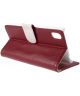 Sony Xperia M4 Aqua Litchi Leather Wallet Case Rood
