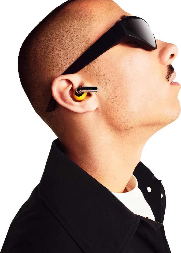Nothing Ear (a) True Wireless Draadloze Oordopjes Noice Cancelling Geel afbeelding 3