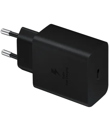 Originele Samsung 45W Power Adapter Fast Charge USB-C Adapter 5A Zwart Opladers