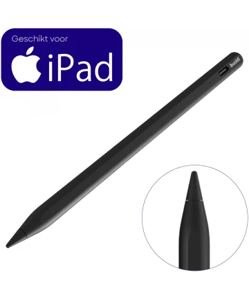 Buddi Wave Actieve Stylus Pen met Handpalmrejectie (voor iPad) Zwart Stylus Pennen