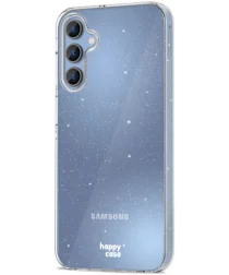 HappyCase Samsung Galaxy A35 Hoesje Flexibel TPU Glitter Print
