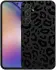 HappyCase Samsung  Galaxy A35 Hoesje Flexibel TPU Luipaard Zwart Print afbeelding 2