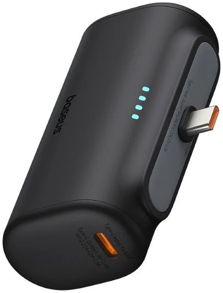 Baseus (20W) Power Delivery Mini Powerbank met USB-C Connector 5.000 mAh Zwart afbeelding 1