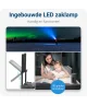 Zonnepaneel Powerbank met Opwindbare Noodradio 2.000 mAh en Zaklamp Rood