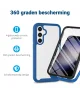 Samsung Galaxy A35 Hoesje Full Protect 360° Cover Hybride Blauw