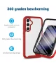 Samsung Galaxy A35 Hoesje Full Protect 360° Cover Hybride Rood