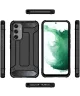 Samsung Galaxy A35 Hoesje Shock Proof Hybride Back Cover Zwart