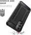 Samsung Galaxy A55 Hoesje Shock Proof Hybride Back Cover Zwart afbeelding 4