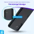 Samsung Galaxy A55 Hoesje met Slider Kaarthouder Back Cover Zwart afbeelding 2