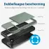 Samsung Galaxy A55 Hoesje met Slider Kaarthouder Back Cover Groen afbeelding 4