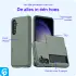 Samsung Galaxy A55 Hoesje met Slider Kaarthouder Back Cover Groen afbeelding 5