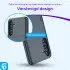 Samsung Galaxy A55 Hoesje met Slider Kaarthouder Back Cover Blauw afbeelding 2