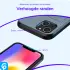 Samsung Galaxy A55 Hoesje met Slider Kaarthouder Back Cover Blauw afbeelding 6