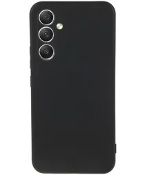 Samsung Galaxy A35 Hoesje met Camera Bescherming Dun TPU Zwart