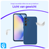 Samsung Galaxy A55 Hoesje met Camera Bescherming Dun TPU Blauw afbeelding 2