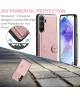 CaseMe JH-01 Samsung Galaxy A55 Hoesje Magnetische Kaarthouder Roze