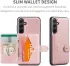 CaseMe JH-01 Samsung Galaxy A55 Hoesje Magnetische Kaarthouder Roze afbeelding 8