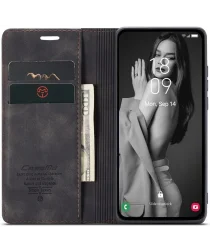 CaseMe 013 Samsung Galaxy A55 Hoesje Book Case met Standaard Zwart