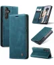 CaseMe 013 Samsung Galaxy A55 Hoesje Book Case met Standaard Blauw